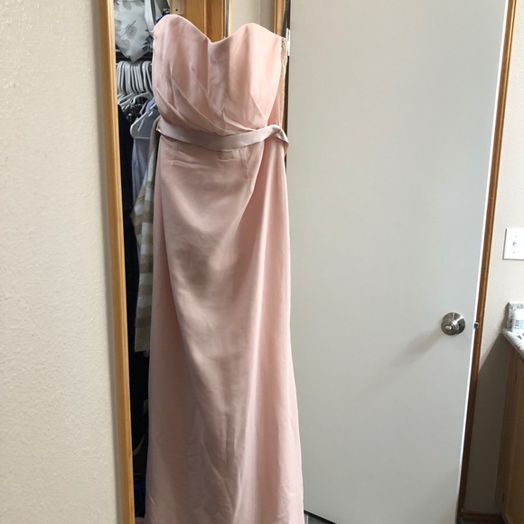Vera Wang Blush Bridesmaid Dress - Picture 4 of 4